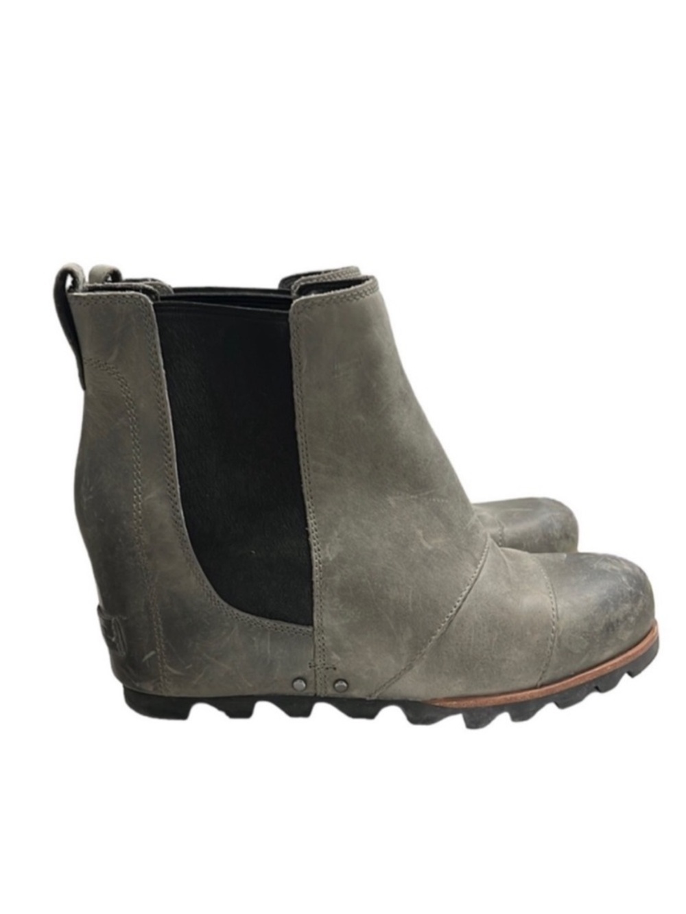 Sorel Lea Wedge Ankle Boots Size 8